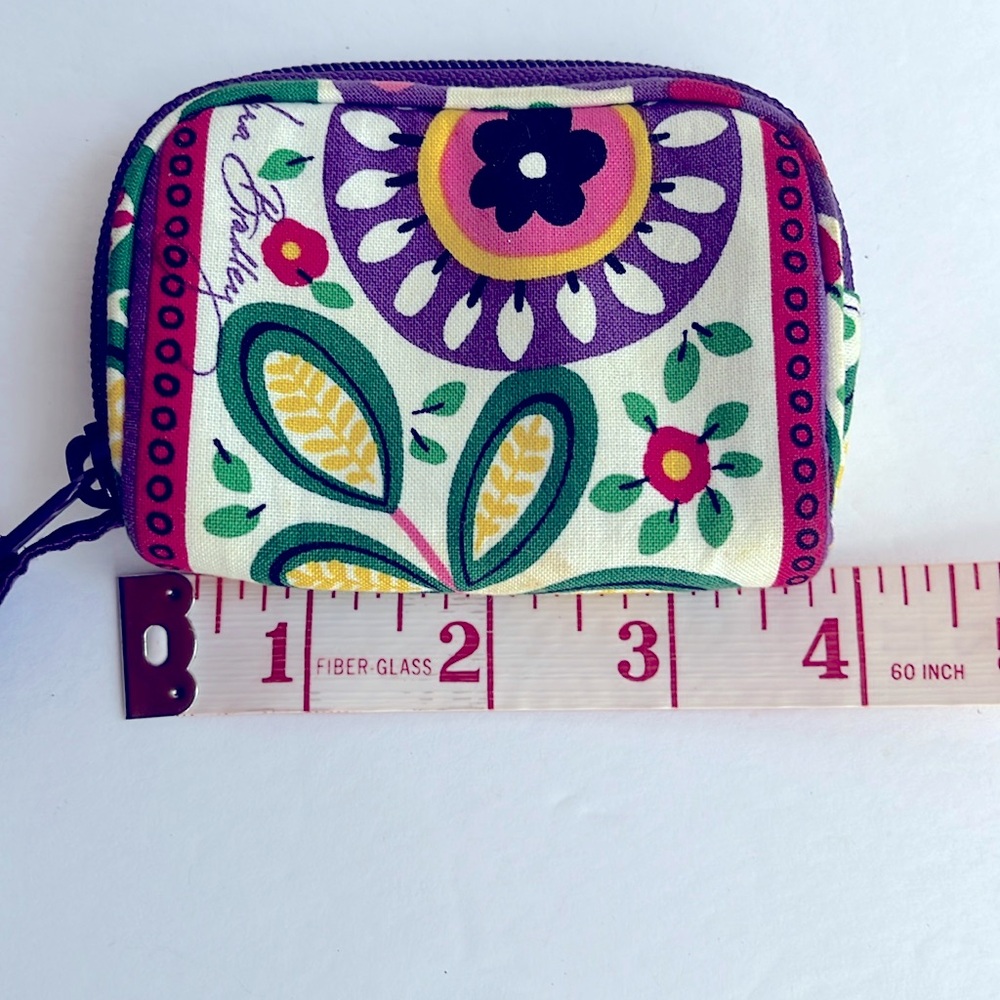 Vera Bradley Coin Pouch and Cord Wrap Set Floral Padded - Picture 9 of 9